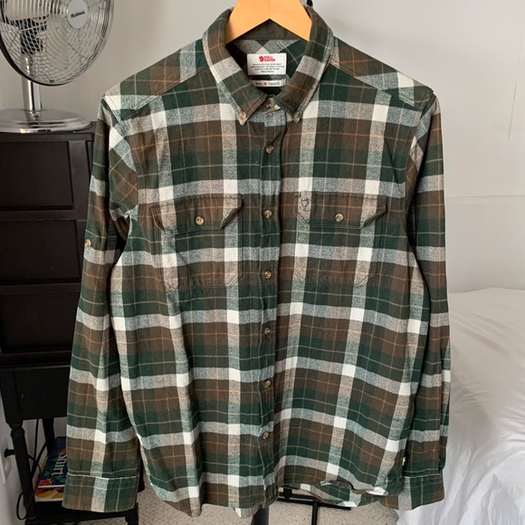 Fjallraven Singi Heavy Flannel Shirt Plaid Men’s Medium - Picture 1 of 12